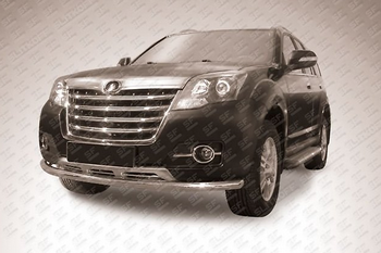 Передняя защита для Great Wall Hover H3 (2014-2015) - ОбвесКарРу VIN: GWHNR-H3-003. 