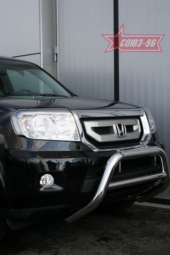 Передняя защита для Honda Pilot (2008-2011) - ОбвесКарРу VIN: HPIL.56.0716. 