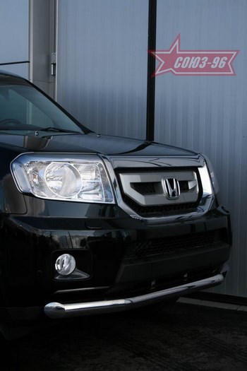Передняя защита для Honda Pilot (2008-2011) - ОбвесКарРу VIN: HPIL.48.0717. 