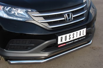 Передняя защита для Honda CR-V 2.0L (2012-2015) - ОбвесКарРу VIN: HVZ-001336. 