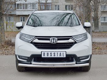 Передняя защита для Honda CR-V (2017-н.в.) - ОбвесКарРу VIN: HCRZ-002826. 