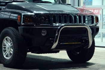 Передняя защита для Hummer H3 (2005-2010) - ОбвесКарРу VIN: HUMH.56.0379. 