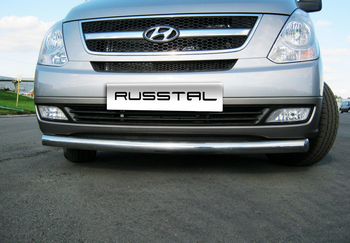 Передняя защита для Hyundai H1 (2007-2015) - ОбвесКарРу VIN: HHZ-000010. 