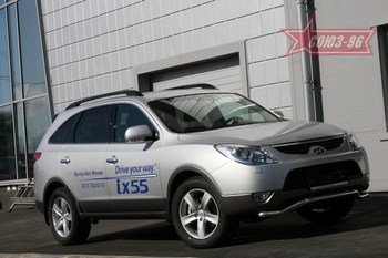 Передняя защита для Hyundai ix55 (2008-2012) - ОбвесКарРу VIN: HYIX.48.0899. 