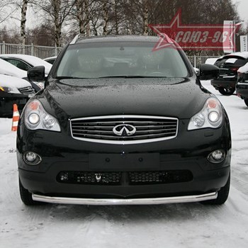 Передняя защита для Infiniti EX (2007-2013) - ОбвесКарРу VIN: INEX.48.0788. 
