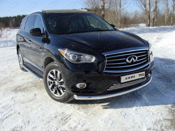 Передняя защита для Infiniti JX (2012-2013) - ОбвесКарРу VIN: INFJX3513-05. 