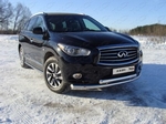 Передняя защита для Infiniti JX (2012-2013)