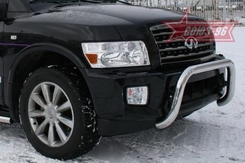 Передняя защита для Infiniti QX56 (2004-2010) - ОбвесКарРу VIN: INFQ.56.0103. 