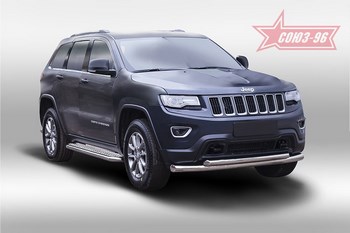 Передняя защита для Jeep Grand Cherokee (2013-2015) - ОбвесКарРу VIN: JEGC.48.1900. 