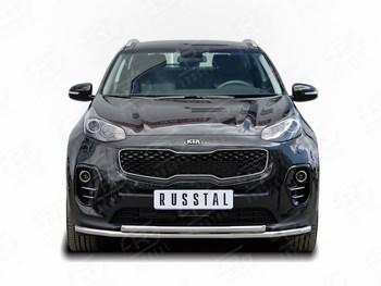 Передняя защита для Kia Sportage (2016-н.в.) - ОбвесКарРу VIN: KSZ-002279. 