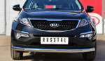 Передняя защита для Kia Sportage (2014-2015)