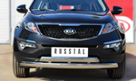 Передняя защита для Kia Sportage (2014-2015)