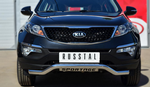 Передняя защита для Kia Sportage (2014-2015)