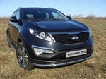 Передняя защита для Kia Sportage (2014-2015)