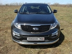 Передняя защита для Kia Sportage (2014-2015)