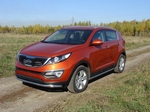 Передняя защита для Kia Sportage (2010-2014)