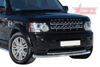 Передняя защита для Land Rover Discovery (2009-2015) - ОбвесКарРу VIN: LRDV.48.1244. 