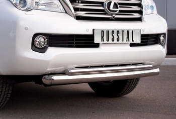 Передняя защита для Lexus GX460 (2009-2013) - ОбвесКарРу VIN: GXZ-000802. 