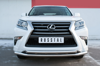 Передняя защита для Lexus GX460 (2013-2015) - ОбвесКарРу VIN: LGXZ-001836. 