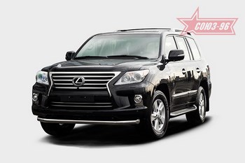 Передняя защита для Lexus LX570 (2012-2015) - ОбвесКарРу VIN: LX57.48.1473. 