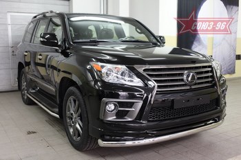 Передняя защита для Lexus LX570 (2012-2015) - ОбвесКарРу VIN: LX57.48.5009. 