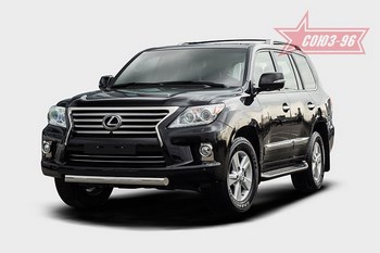 Передняя защита для Lexus LX570 (2012-2015) - ОбвесКарРу VIN: LX57.48.1477. 