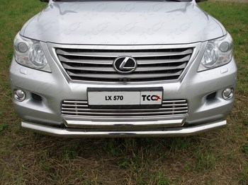 Передняя защита для Lexus LX570 (2007-2012) - ОбвесКарРу VIN: LEXLX570-01. 