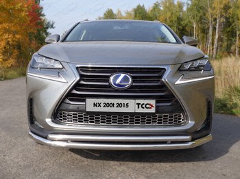 Передняя защита для Lexus NX200 (2014-2017) - ОбвесКарРу VIN: LEXNX20014-03. 