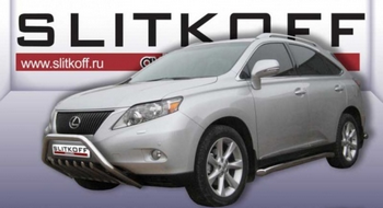 Передняя защита для Lexus RX350 (2009-2012) - ОбвесКарРу VIN: LRX35003. 