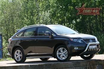 Передняя защита для Lexus RX450h (2009-2012) - ОбвесКарРу VIN: LXRX.57.1092. 