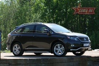 Передняя защита для Lexus RX450h (2009-2012) - ОбвесКарРу VIN: LXRX.48.1094. 