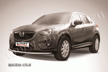 Передняя защита для Mazda CX-5 (2011-2015) - ОбвесКарРу VIN: MZCX5-002. 