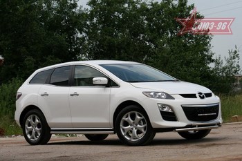 Передняя защита для Mazda CX-7 (2009-2012) - ОбвесКарРу VIN: MACX.48.1110. 
