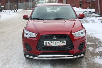Передняя защита для Mitsubishi ASX (2012-2015) - ОбвесКарРу VIN: ASX-13.03. 