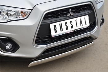 Передняя защита для Mitsubishi ASX (2012-2015) - ОбвесКарРу VIN: MASZ-001323. 