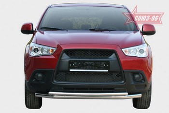 Передняя защита для Mitsubishi ASX (2010-2012) - ОбвесКарРу VIN: MASX.48.1122. 