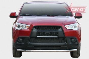 Передняя защита для Mitsubishi ASX (2010-2012) - ОбвесКарРу VIN: MASX.48.1120. 