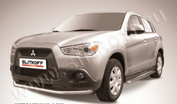 Передняя защита для Mitsubishi ASX (2010-2012) - ОбвесКарРу VIN: MAS004. 
