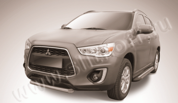 Передняя защита для Mitsubishi ASX (2012-2015) - ОбвесКарРу VIN: MAS14-006. 