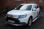 Передняя защита для Mitsubishi Outlander (2015-)