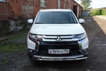 Передняя защита для Mitsubishi Outlander (2015-)