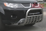 Передняя защита для Mitsubishi Outlander XL (2006-2009)