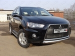 Передняя защита для Mitsubishi Outlander XL (2009-2012)