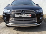 Передняя защита для Mitsubishi Outlander XL (2009-2012)