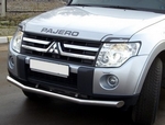 Передняя защита для Mitsubishi Pajero 4 (2006-2011)