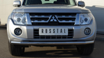 Передняя защита для Mitsubishi Pajero 4 (2011-2014)