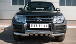 Передняя защита для Mitsubishi Pajero 4 (2014-н.в.)