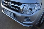 Передняя защита для Mitsubishi Pajero 4 (2011-2014)