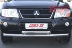 Передняя защита для Mitsubishi Pajero 3 (2000-2006)