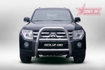 Передняя защита для Mitsubishi Pajero 4 (2011-2014)